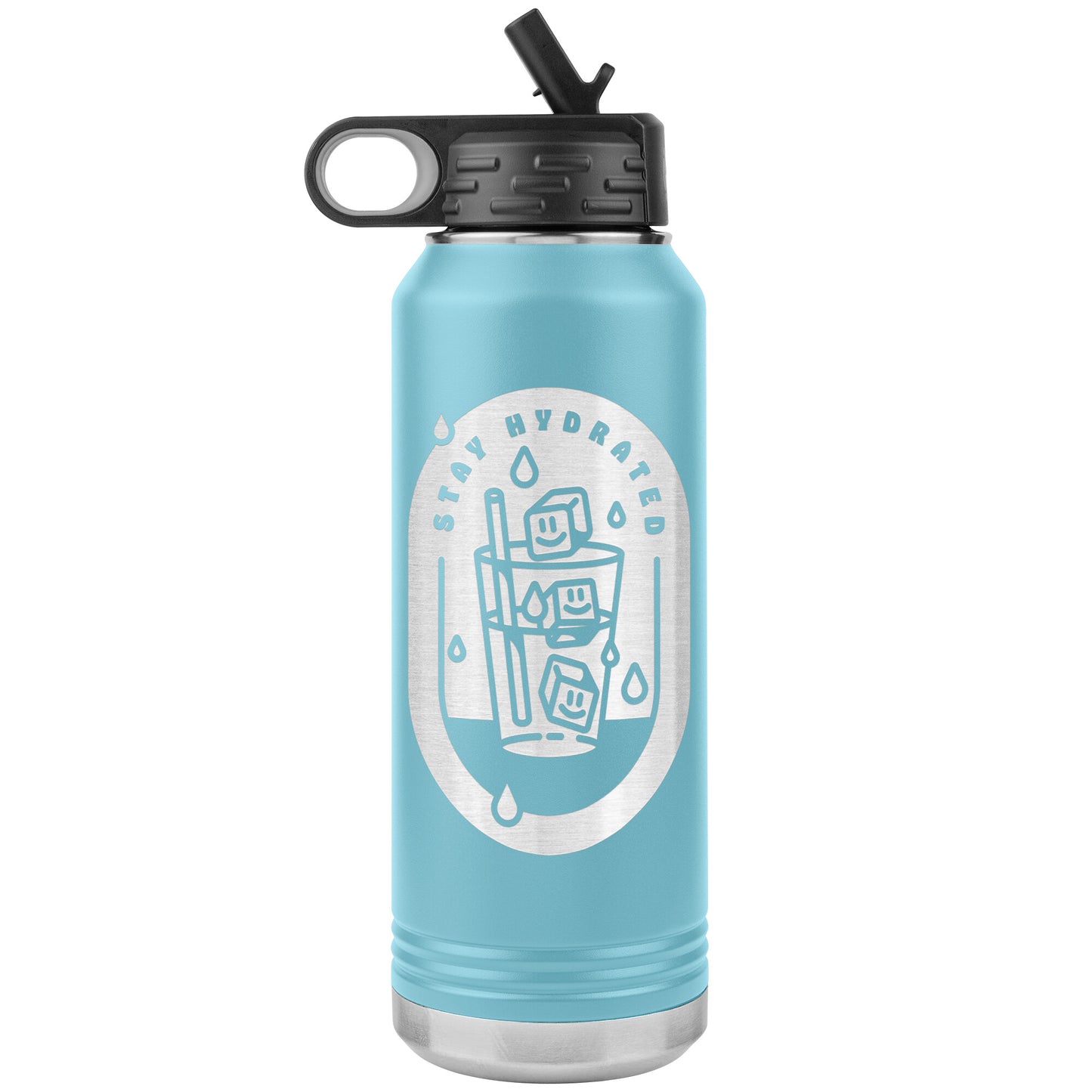 Stay Hydrated 01 - 32oz Insulated Water Bottle