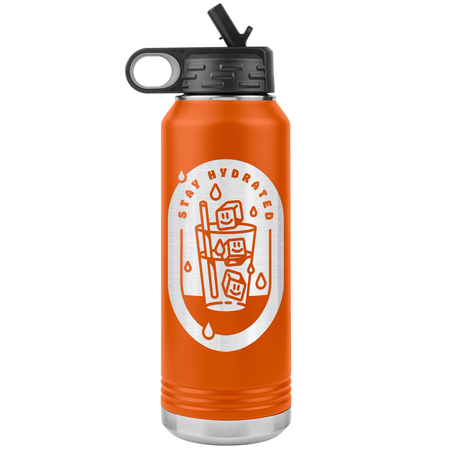 Stay Hydrated 01 - 32oz Insulated Water Bottle