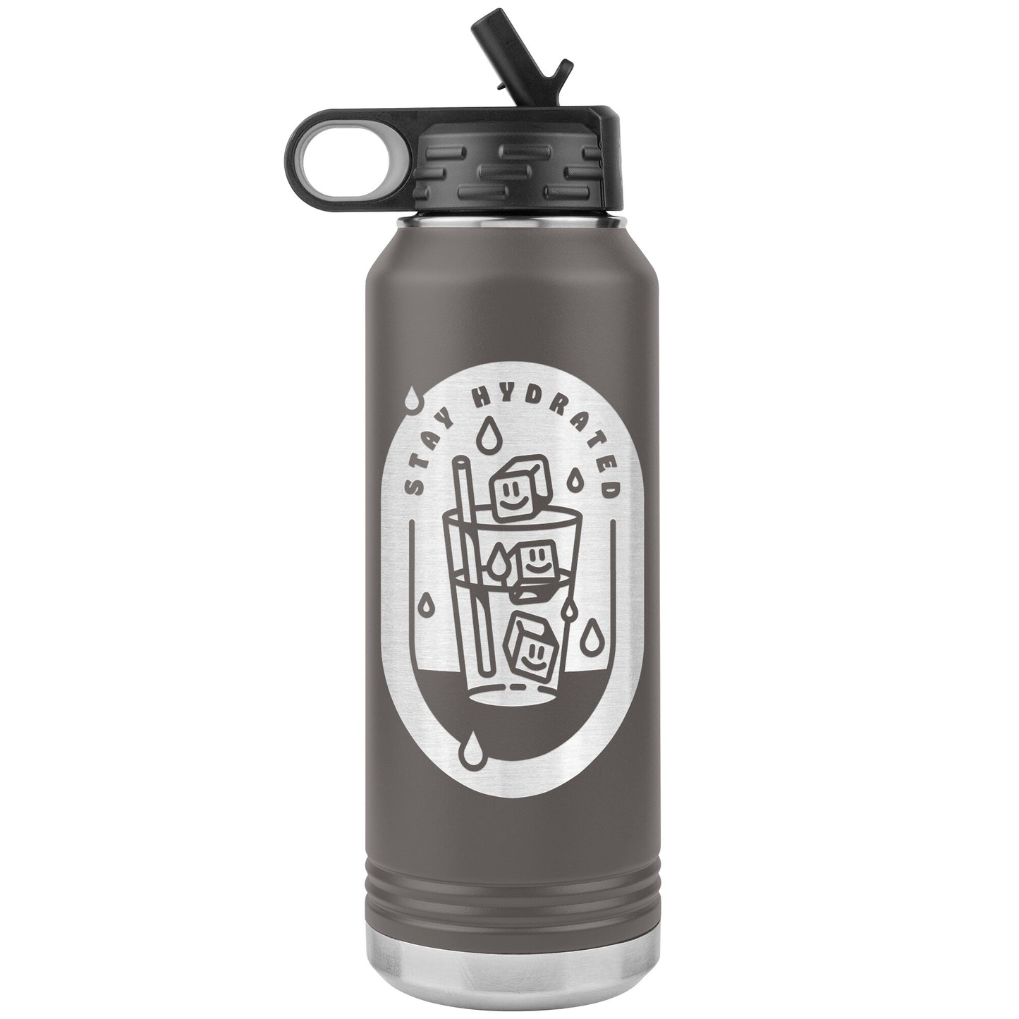 Stay Hydrated 01 - 32oz Insulated Water Bottle