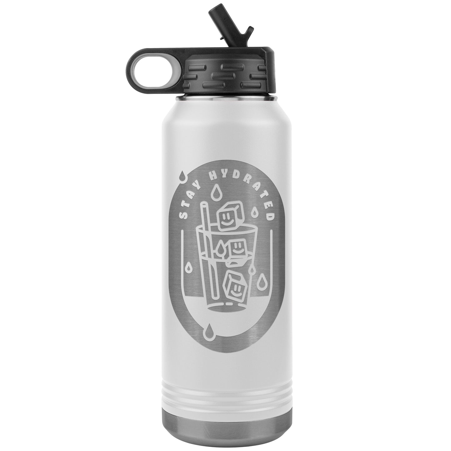 Stay Hydrated 01 - 32oz Insulated Water Bottle
