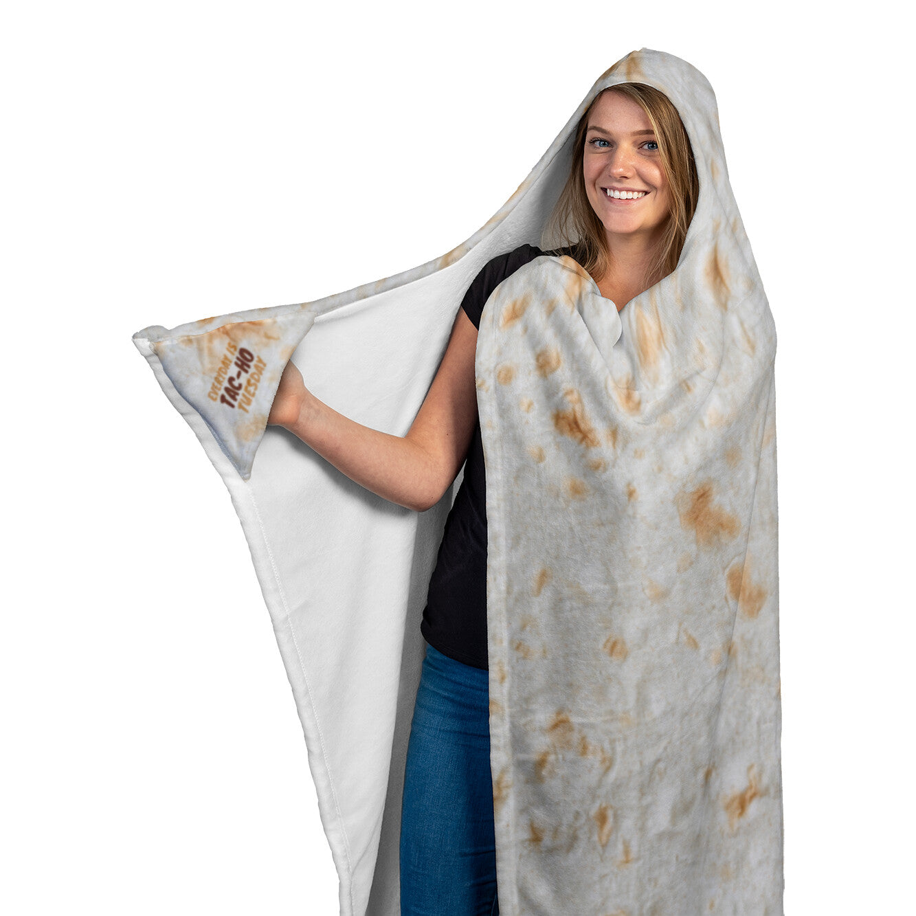 Tortilla Slap Challenge Hooded Blanket