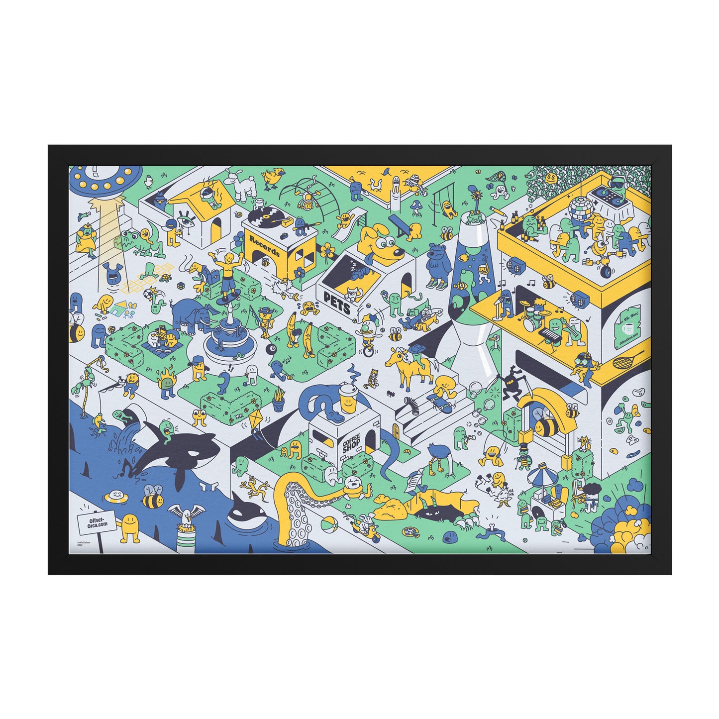 Drawn Together - Framed Art Print