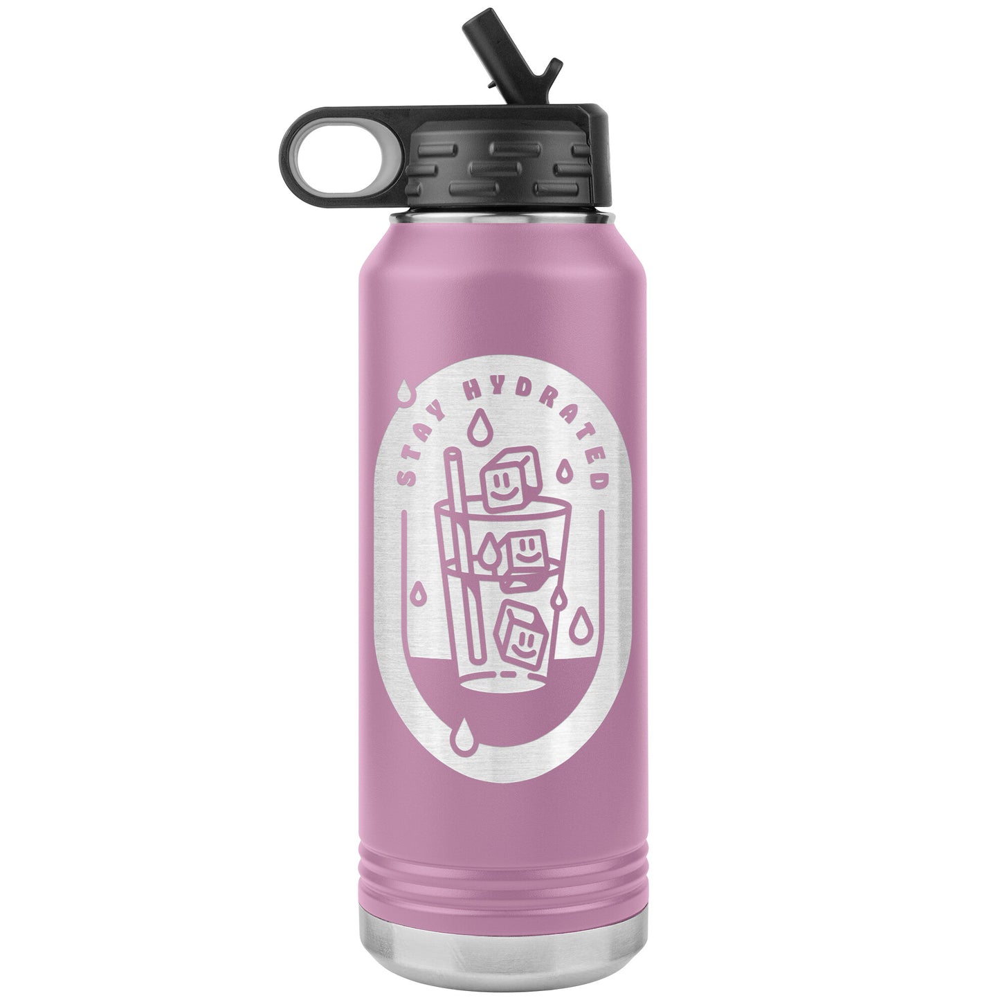 Stay Hydrated 01 - 32oz Insulated Water Bottle