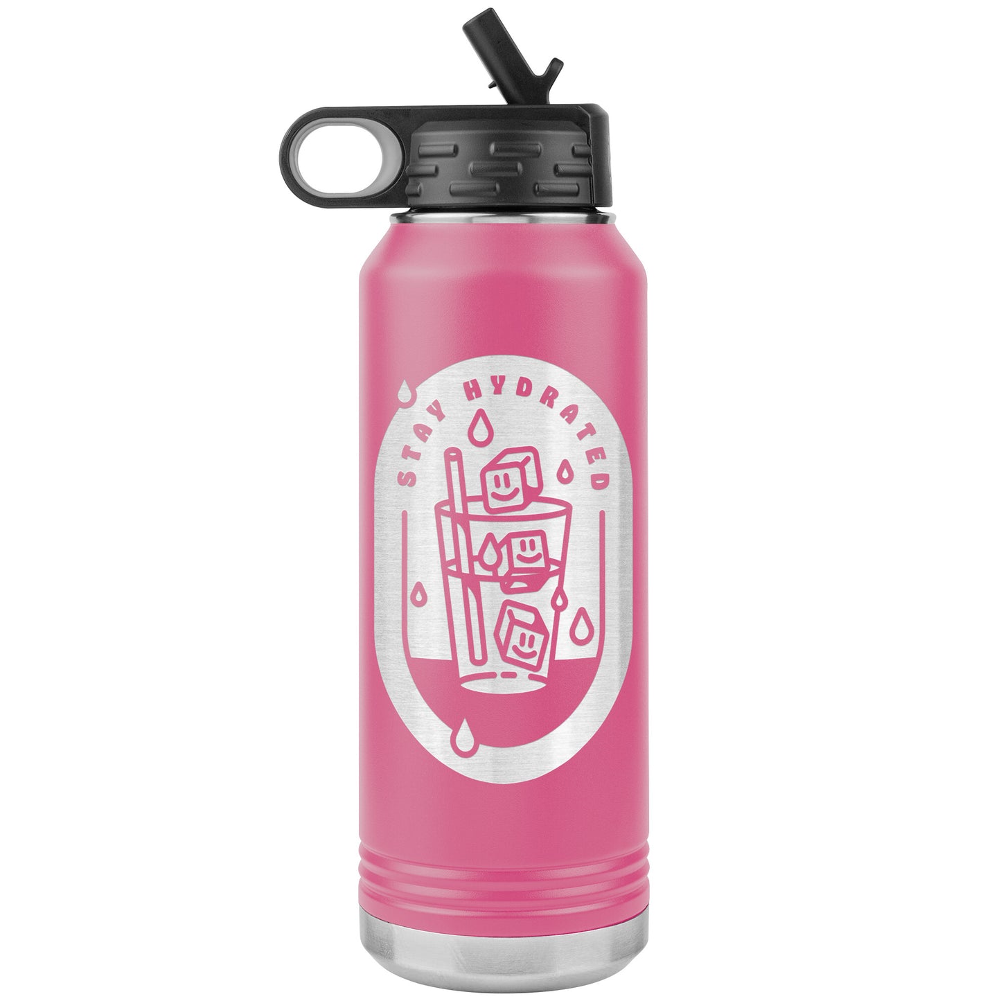 Stay Hydrated 01 - 32oz Insulated Water Bottle