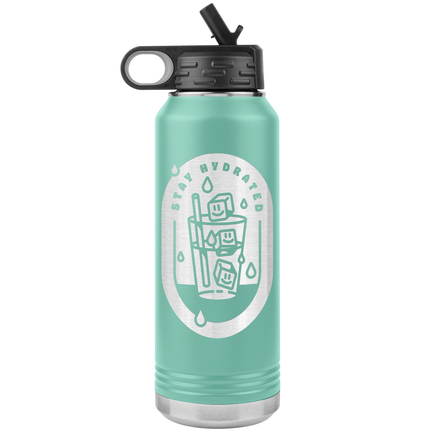 Stay Hydrated 01 - 32oz Insulated Water Bottle
